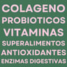 Polvo verde con colágeno, probióticos, vitaminas, superalimentos, antioxidantes y enzimas digestivas.