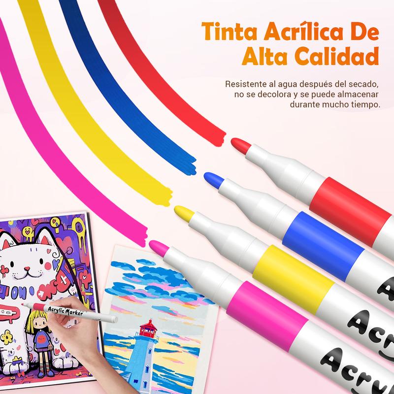 Marcadores Acrílicos con Punta de Pincel LIGUTEC imagen 9