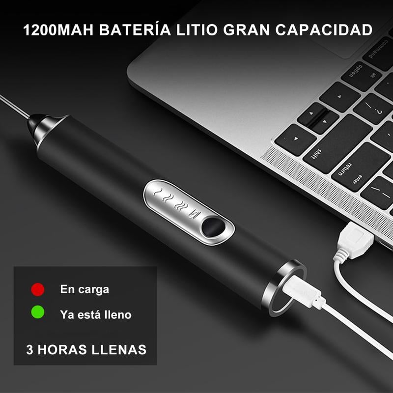 Espumador De Leche Multifuncional 6 En 1 Recargable imagen 6
