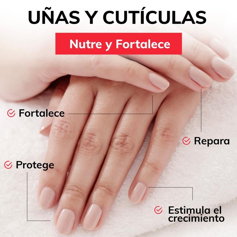 Manos con cutículas y uñas sanas sobre toalla blanca, dedos con manicura francesa minimalista.